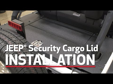 ARIES Jeep Wrangler Unlimited Security Cargo Lid Install - 2070475