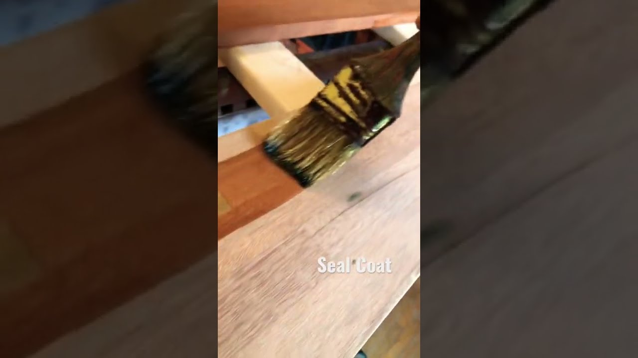 Sealing Wood: Zinsser wax free shellac