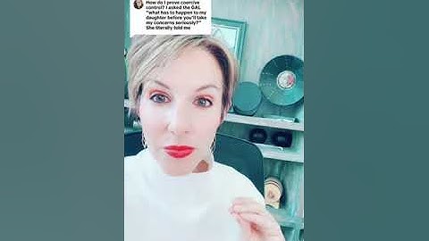 Proving coercive control over a child. #rubyfranke #8passengers #coercivecontrol #abuse #familylaw