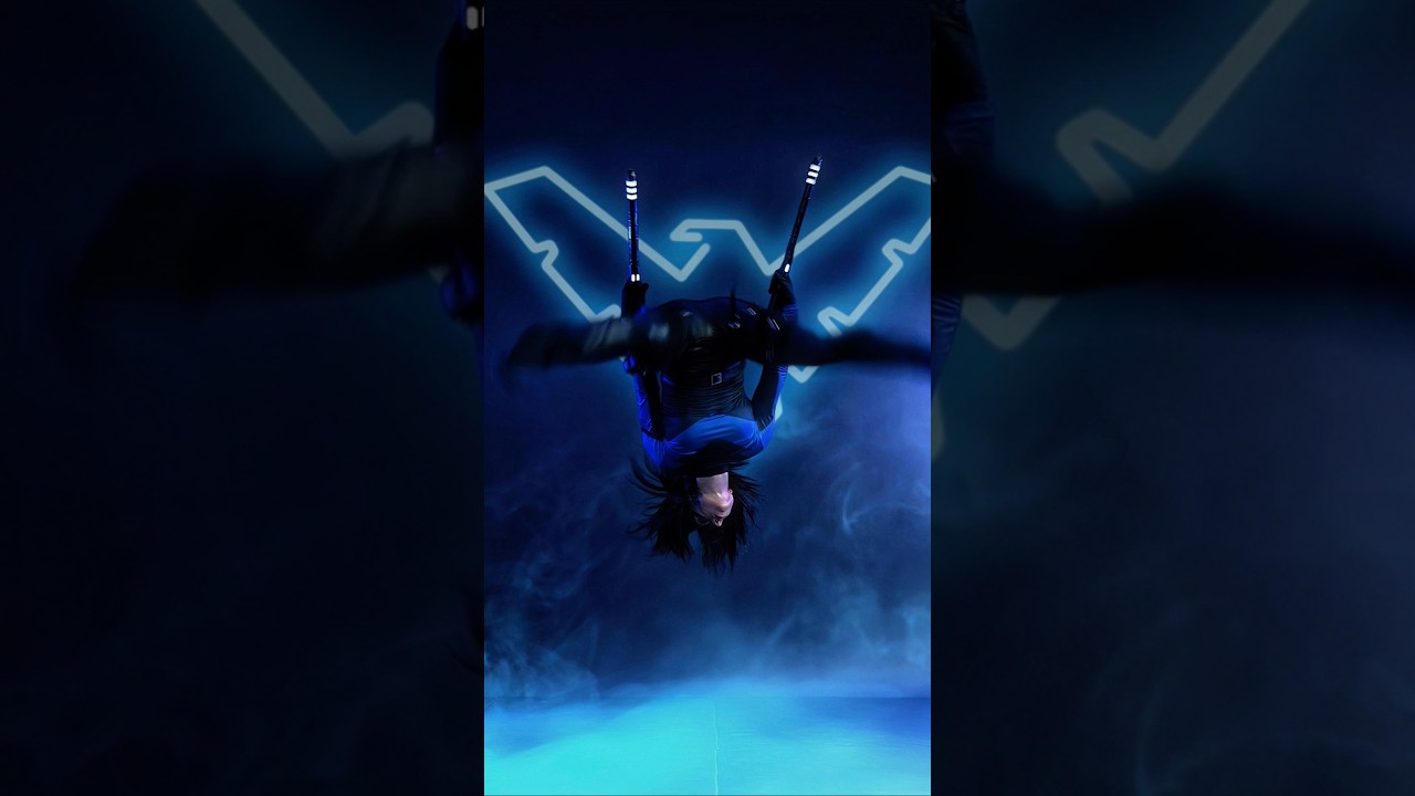 Nightwing Live Action?💥 How would you rate this martial arts transition? 🤔 #nightwing #dccomics