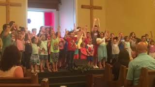 Video thumbnail of "VBS Children Singing"