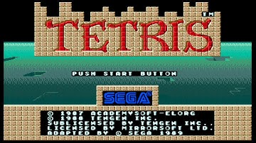Tetris - Sega Megadrive Gameplay (The rarest megadrive game)