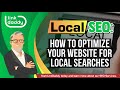 Local SEO - How to Optimize Your Website for Local Searches