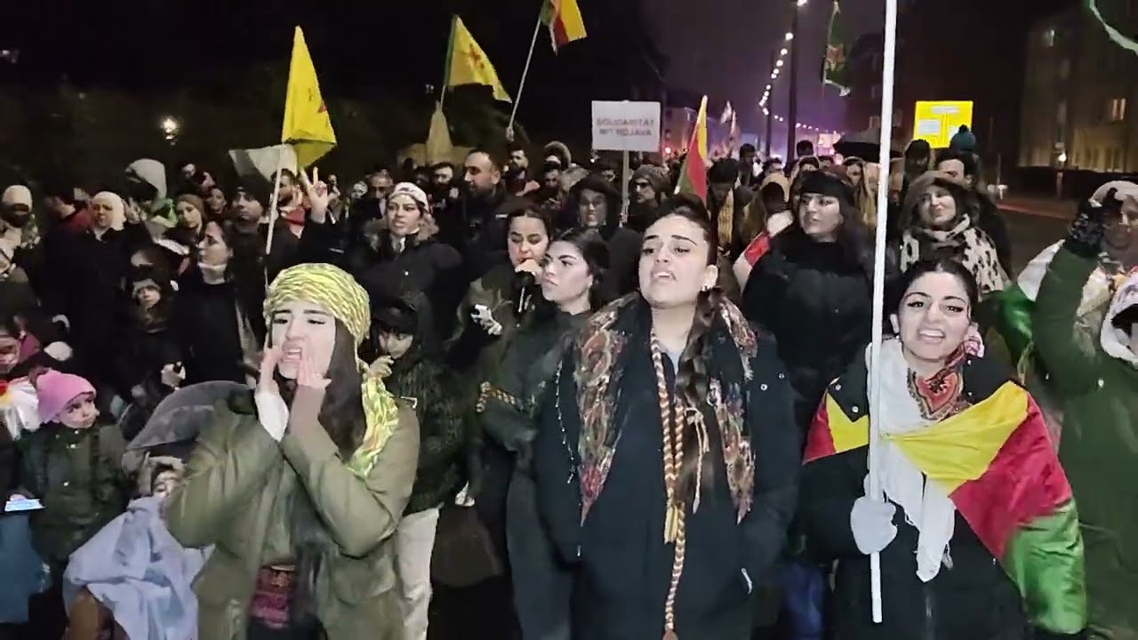 مظاهرة في مدينة هيرنه ألمانيا 