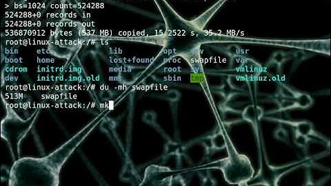 How to create a swap file in Linux using dd