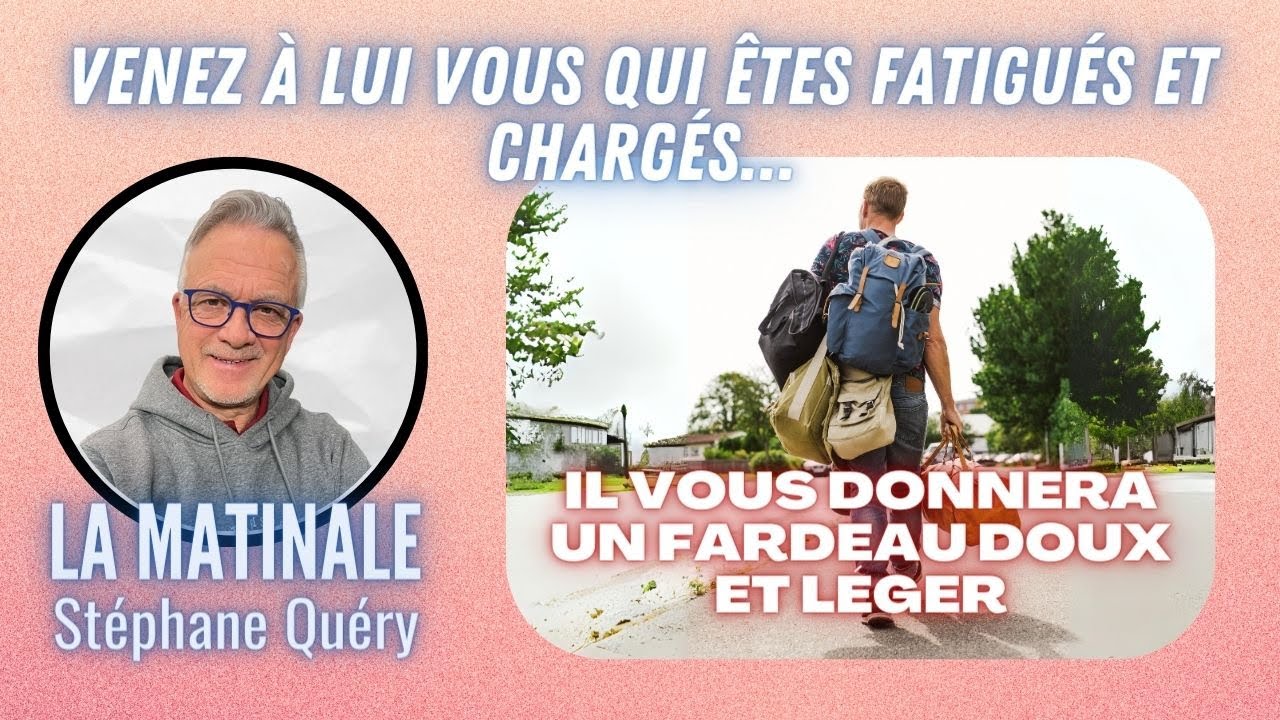 Puis et surmen  Jsus promet du REPOS et du RCONFORT  Avec Stphane Qury