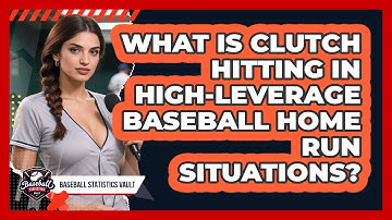 What Is Clutch Hitting In High-leverage Baseball Home Run Situations? - Baseball Statistics Vault
