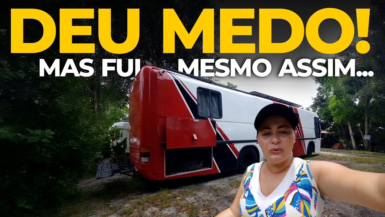 O DIA EM QUE ENFRENTEI MEU MAIOR MEDO - MEU DIA MORANDO EM UM MOTORHOME EM PORTO SEGURO!