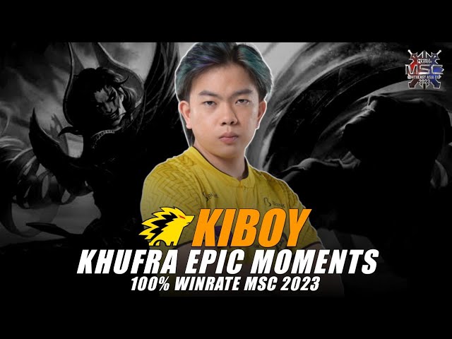 Epic Moments 'Khufra God' Onic Kiboy | MSC 2023 class=