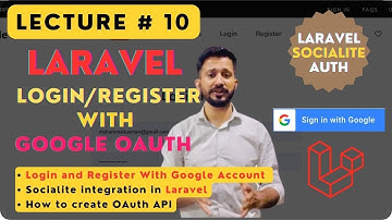Laravel socialite login| login with google in Laravel | google oAuth login