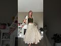 Vanilla Cream All Crochet Pattern Long Skirt In Cotton Autumnvibes Autumnstyle Fallfashion 