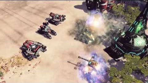 Command and Conquer 4: Stealth Tank Unit Footage