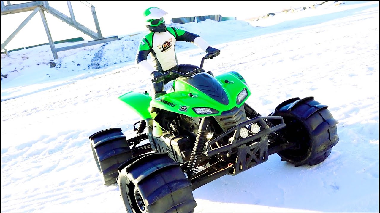 RC ADVENTURES - How to Glue Tires to Plastic Rims - Monster Quad Truck - Savage Flux HP