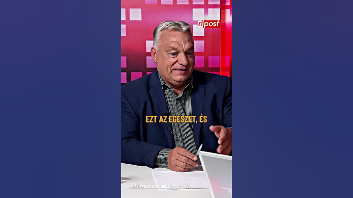 Orbán Viktor: Magyar Péter az első sorban tapsolt, éljenzett az előadásaimon #ripost #orbanviktor