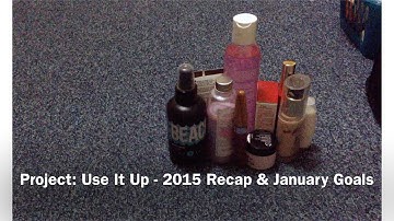 Project: Use It Up - 2015 Recap & January Goals