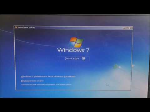 Windows 7 İşletim Sisteminin Kurulumu (Usb Bellek)