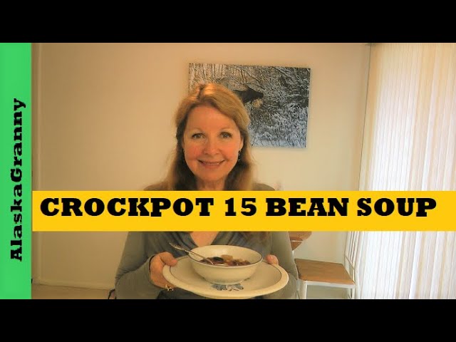 Slow Cooker 15 Bean Soup - Moneywise Moms - Easy Family Recipes