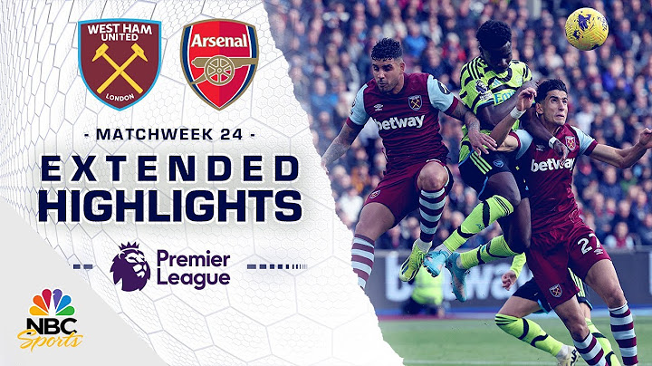 West Ham United v. Arsenal | PREMIER LEAGUE HIGHLIGHTS | 2/11/2024 | NBC Sports