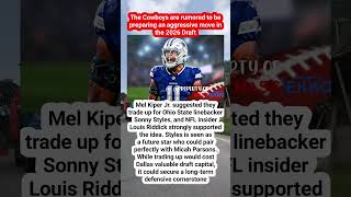 Cowboys news: NFL Insider supports Mel Kiper Jr.’s Sonny Styles trade-up suggestion #nfl #usatoday