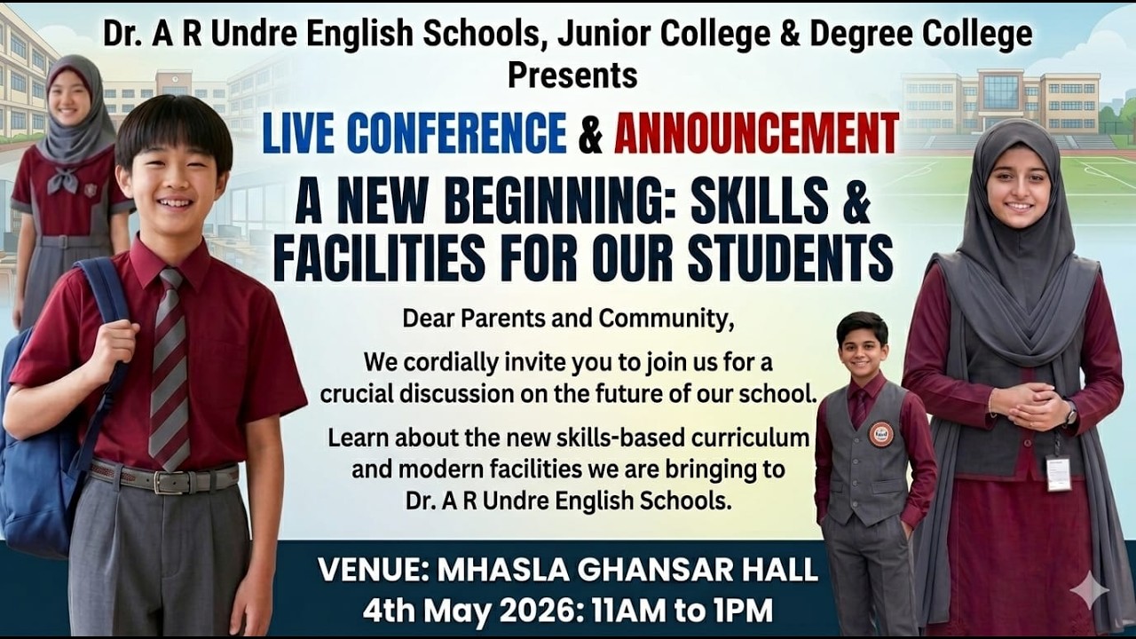 DR. A R UNDRE ENGLISH SCHOOL , JUNIOR COLLEGE AND DEGREE COLLEGE ...