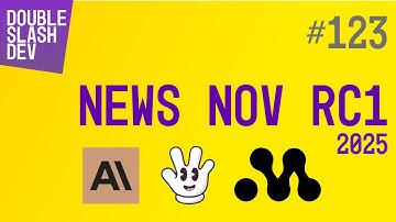 //. 123 Les news Web Dev de novembre 2025. MCP, Vercel Workflow, AI SDK et Mastra