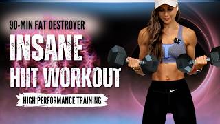 Killer 90-Min HIIT Workout to Torch Stubborn Fat Fast | Sculpt Your Body Fast + Abs Fat Destroyer