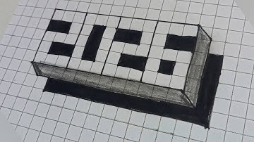 2026 3d drawing😍 | Easy pencil drawing😱| #2026 #3d 