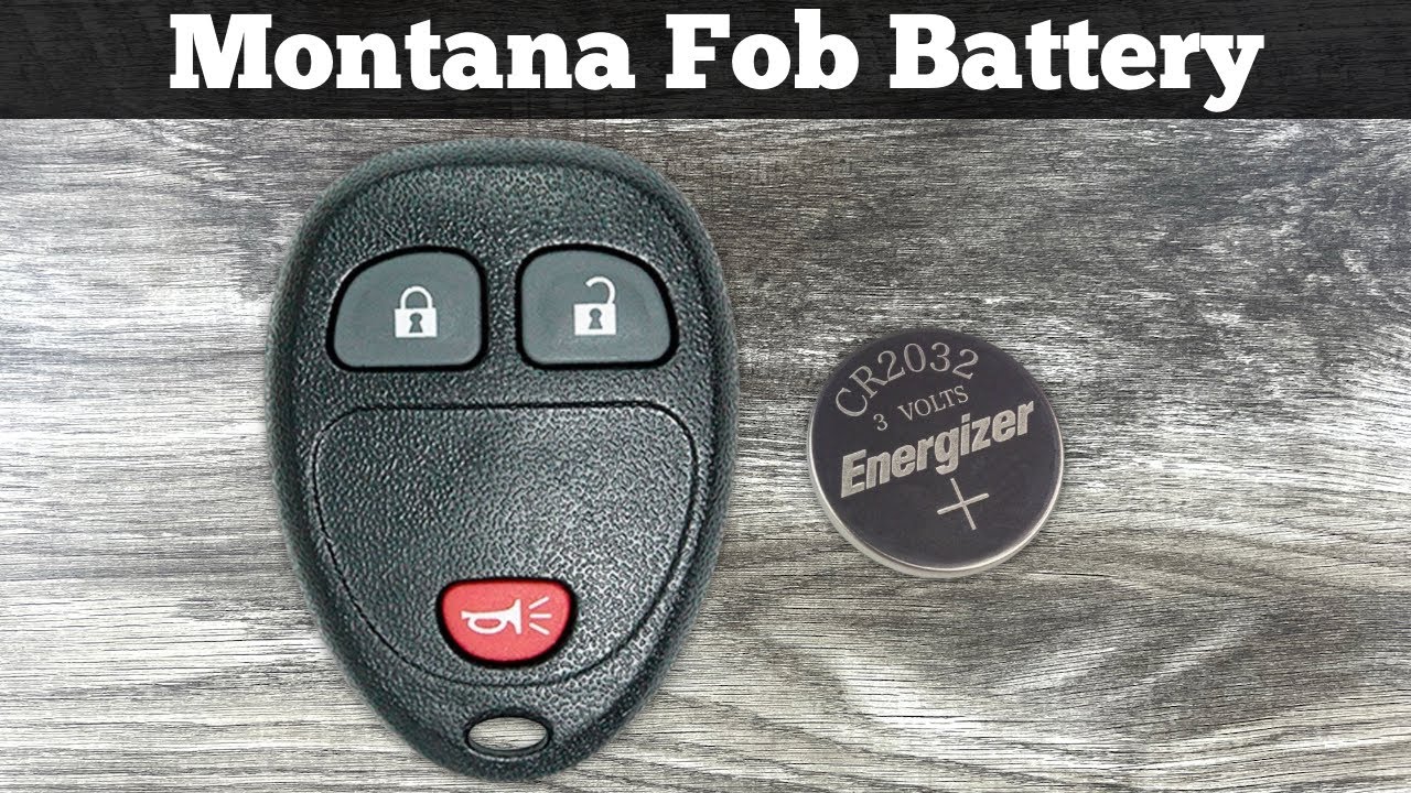 2005 2008 Pontiac Montana Key Fob Battery Replacement How To Change