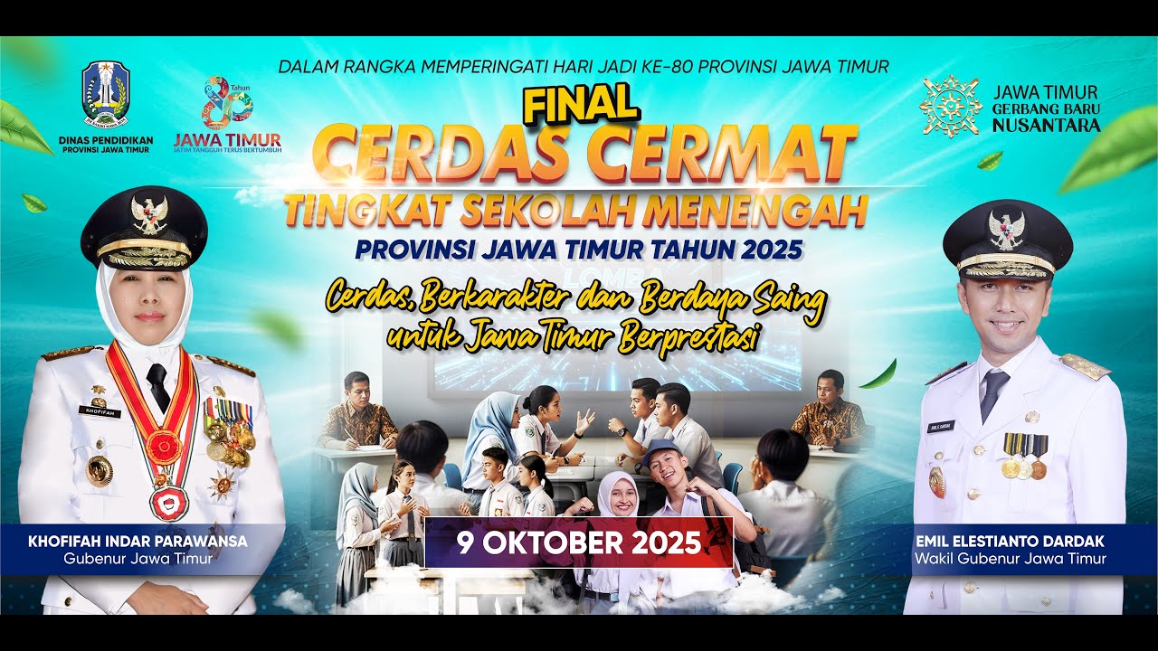 FINAL!!! LOMBA CERDAS CERMAT (LCC) JENJANG SMA-SMK TINGKAT PROVINSI JAWA TIMUR