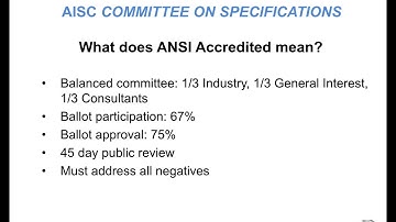 2016 Changes to AISC 360 and AISC 341