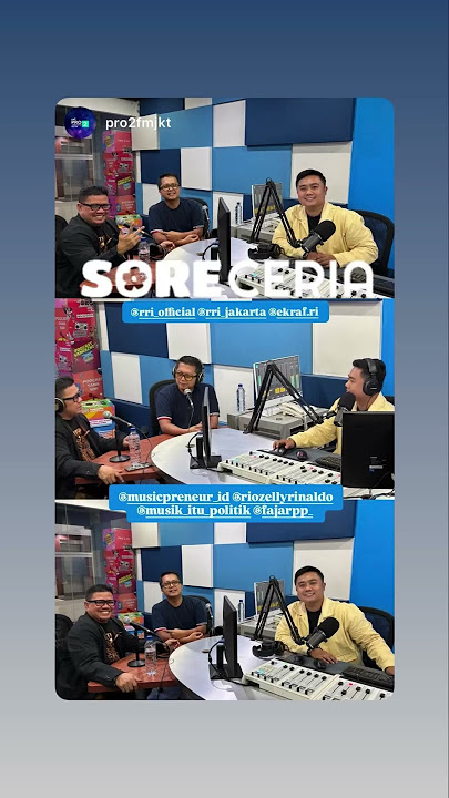 SORE CERIA : Musicpreneur RRI Pro 2 FM
