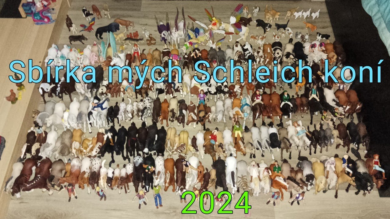 Sbírka mých Schleich koní 2024