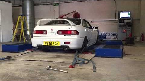 Honda Integra DC2 dyno run, Spoon N1 exhaust sound