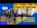 Table Tennis Basic Abilities (16 exercises learning table tennis basic skills)