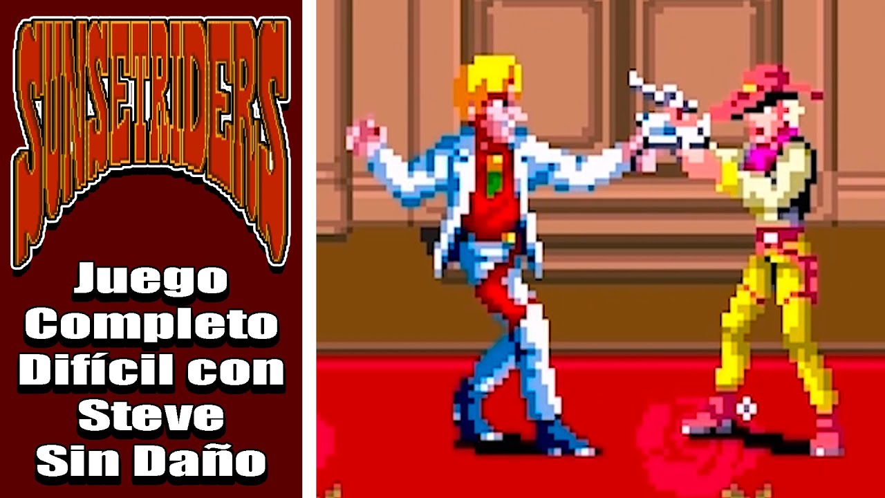 Sunset Riders (SNES) - Juego Completo con Steve, Dificultad Difícil, SIN DAÑO