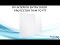 RV Interior Entry Door Protector Trim To Fit