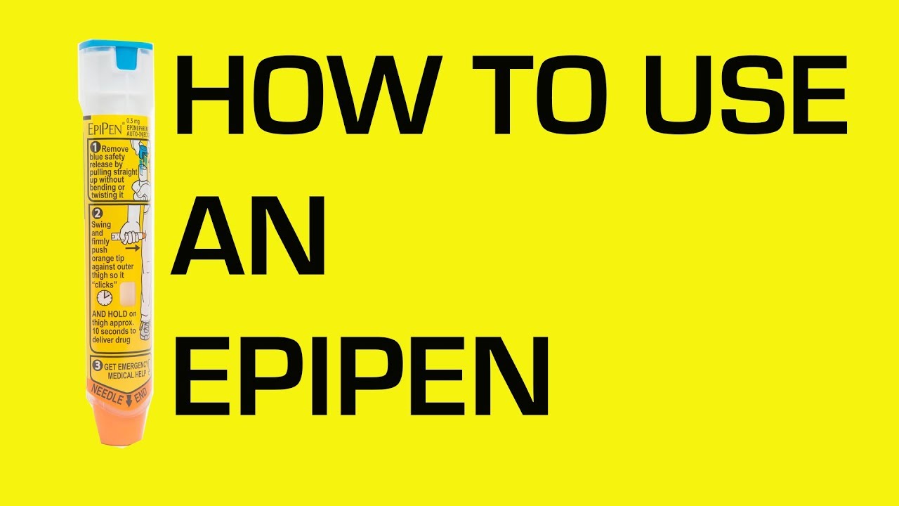 HOW TO USE AN EPIPEN FOR AN ALLERGIC REACTION ALLERGY EMERGENCY YouTube HOW TO USE AN EPIPEN FOR AN ALLERGIC REACTION ALLERGY EMERGENCY YouTube