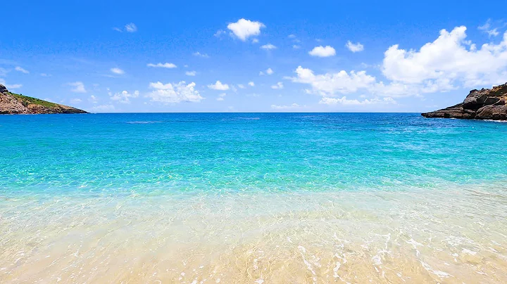 Tropical Escape: 3 Hours of Beautiful Beach Relaxation in St. Barth (4K Video)