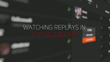How To Watch Demos From Faceit in Battalion 1944 [Tutorial]