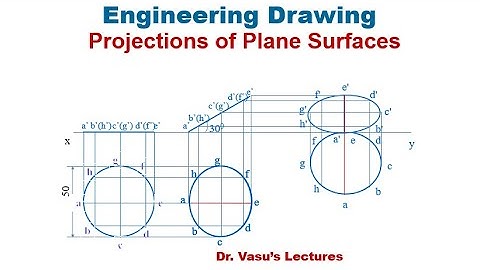 Projections of Planes 4 F | Special Problems in Circular Planes | Inclined to Both Planes
