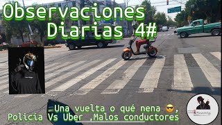 Policía Vs Uber 🥊,Una vuelta o que nena 😎Observaciones Diarias En Moto 4# #Morenovlogs #motovlog