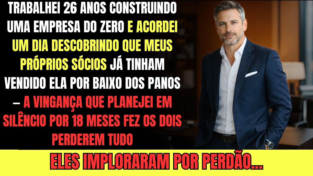 TRABALHEI 26 ANOS, MEUS SÓCIOS VENDERAM TUDO ÀS MINHAS COSTAS — 18 MESES DEPOIS OS DESTRUi...