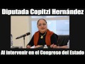 Diputada Copitzi Yesenia Hernández García, resaltó que muchas mujeres se quedaron solas trabajando en las comunidades rurales, por lo que estas modificaciones serán de apoyo para ellas.