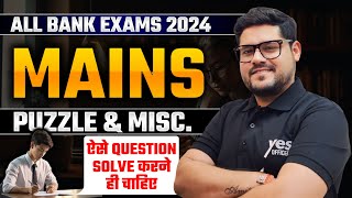 ✔ MAINS FOR RRB PO & CLERK 2024 | REASONING  | ANKUSH LAMBA | BANKING CHRONICLE