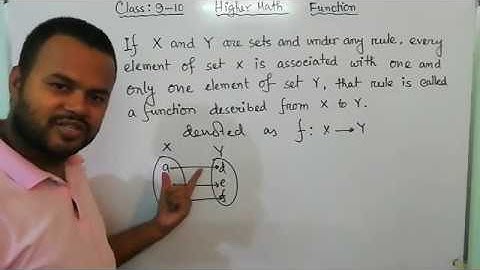 Class Nine, Higher Math, English Version, Chapter-1, Function (Part-1), Lecture # 11