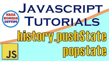 007 – Javascript History API – pushState and popstate