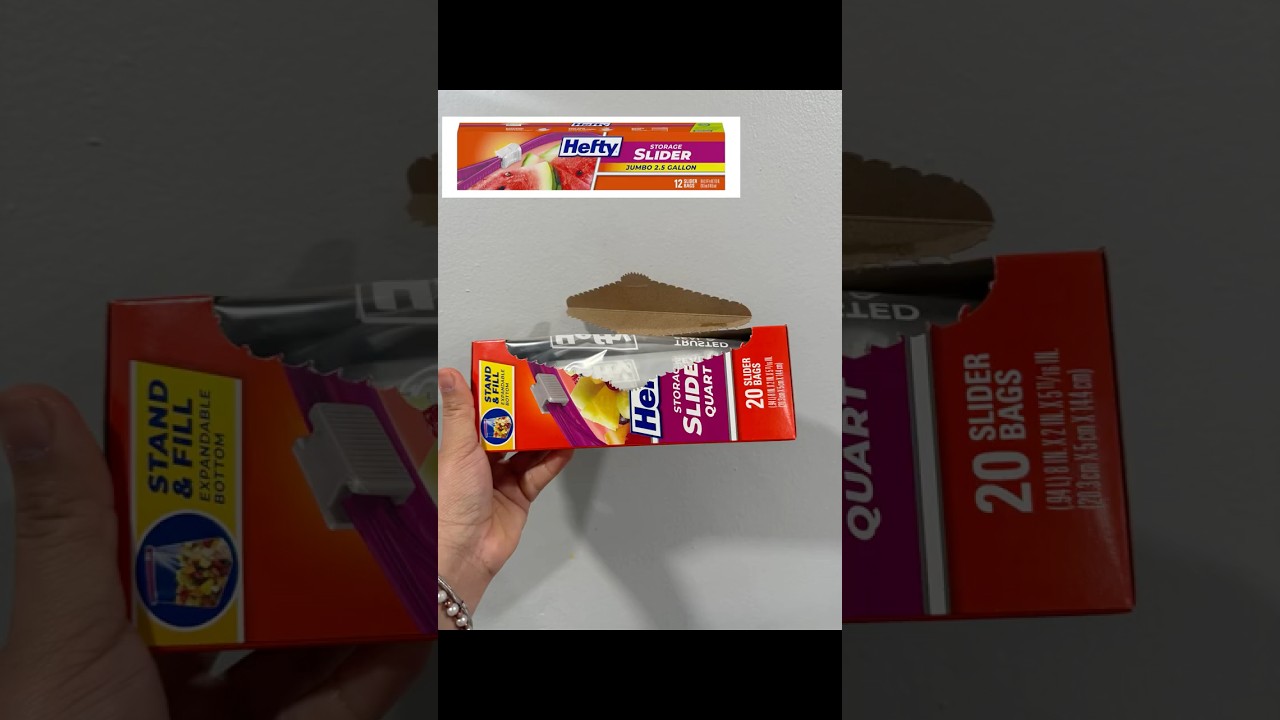 Guardas más,organiza  mejor! Con las bolsas de Hefty tus alimentos se mantienen frescos y seguros.