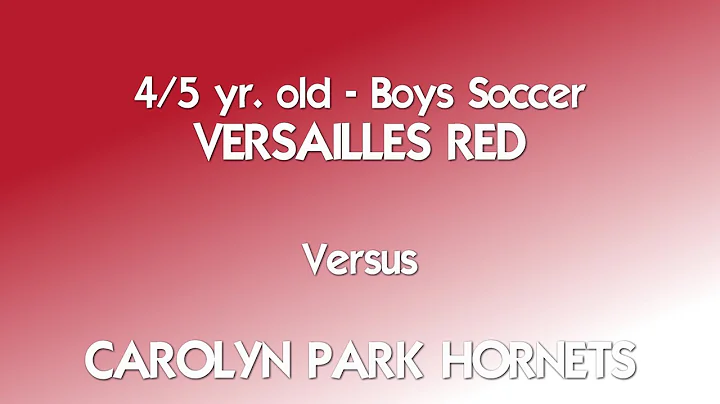 Boys Soccer - Versailles Cardinals Red v. Carolyn ...