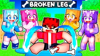 Wally BROKE His LEG In Minecraft...