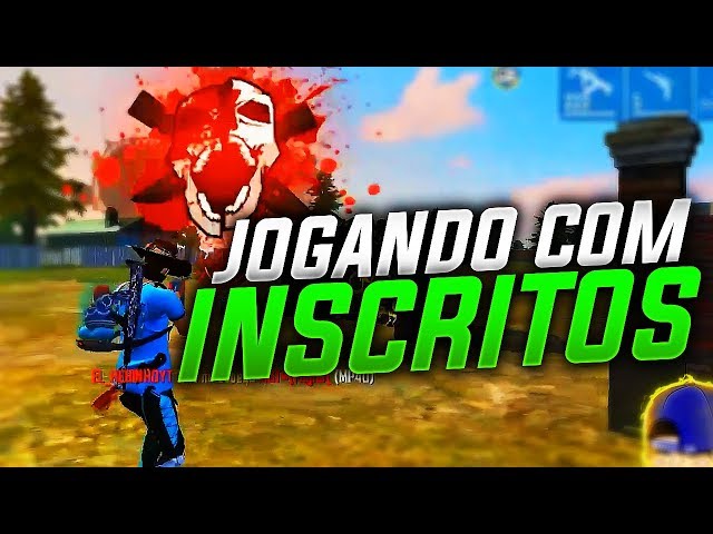 🔥FREE FIRE - AO VIVO🔥 X1 DOS CRIAS 🔥JOGANDO COM INSCRITOS 🔥 #3400 